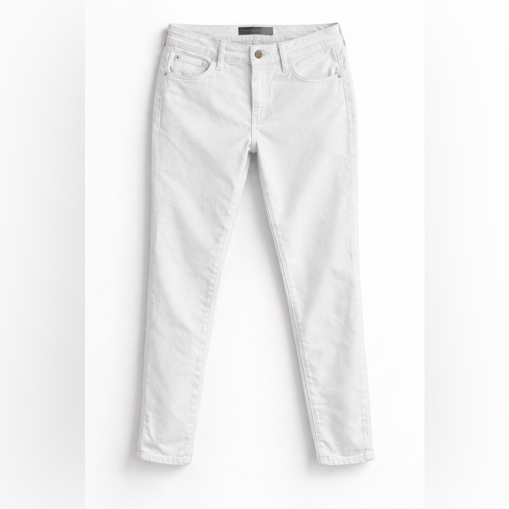 DL1961 Florence Cropped Instasculpt Skinny Jeans White Size 26 Designer Denim